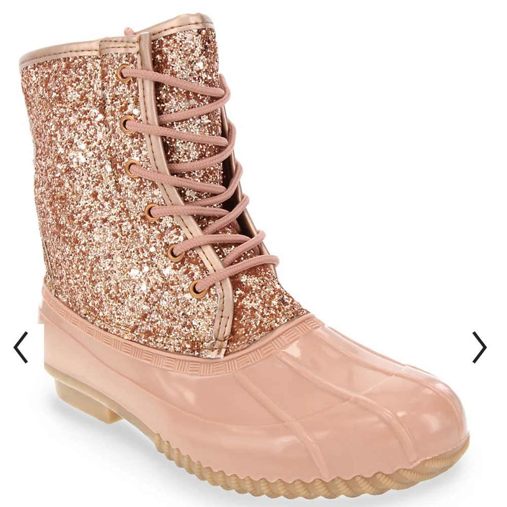 NWT Glitter Rain Boots - Picture 3 of 7